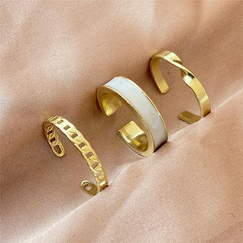 Trendy New Bohemian Women's Rings Set Vintage Antique Laides Retro Fingers Accessories anillos mujer Retro bague femme
