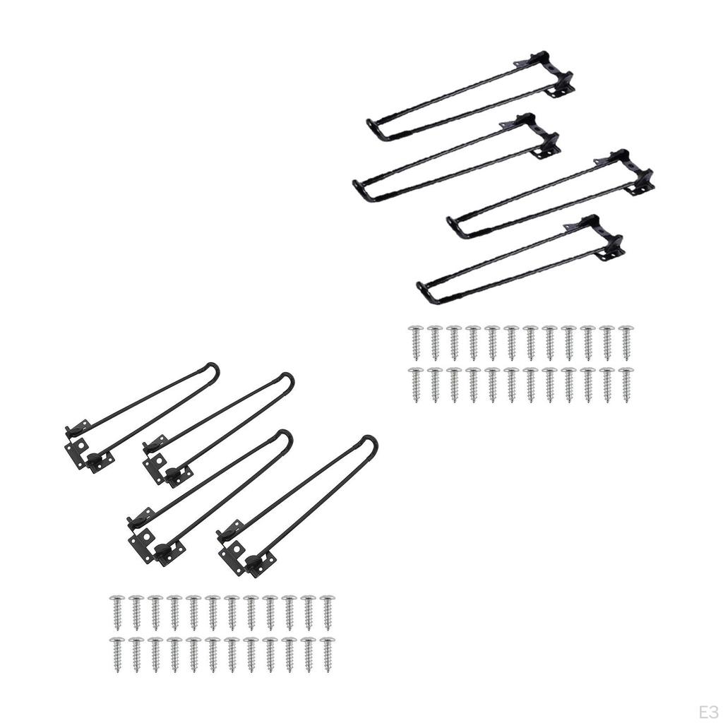 4 kusy skládací stolní nohy Venkovní Snadná instalace Heavy Duty Přenosný Stabilní pro