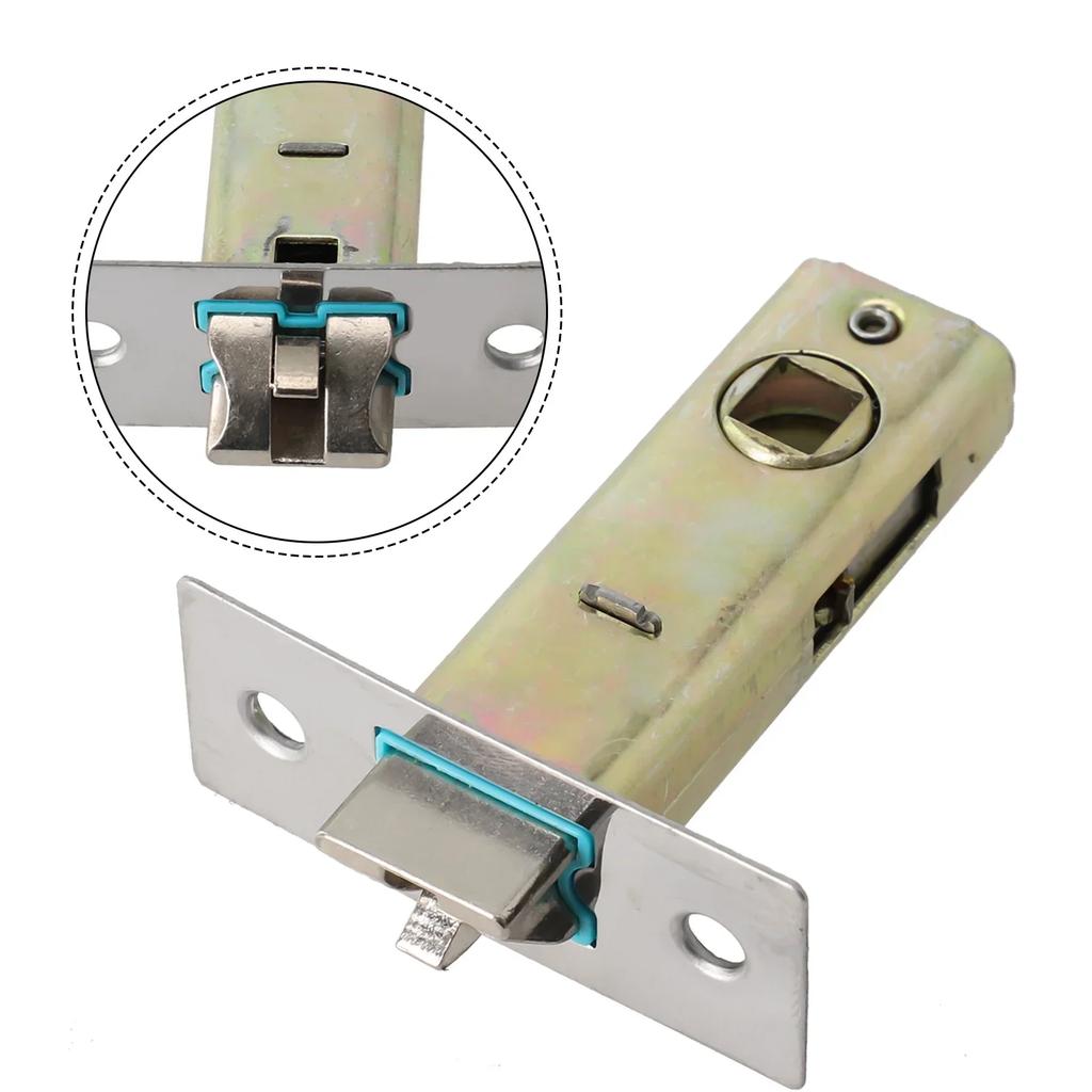 Door Tubular Latch Internal Bolt Facility Sprung Catch Forked Zinc Alloy Doors Hardware Accessories Bathroom Toilet Lock Tongue