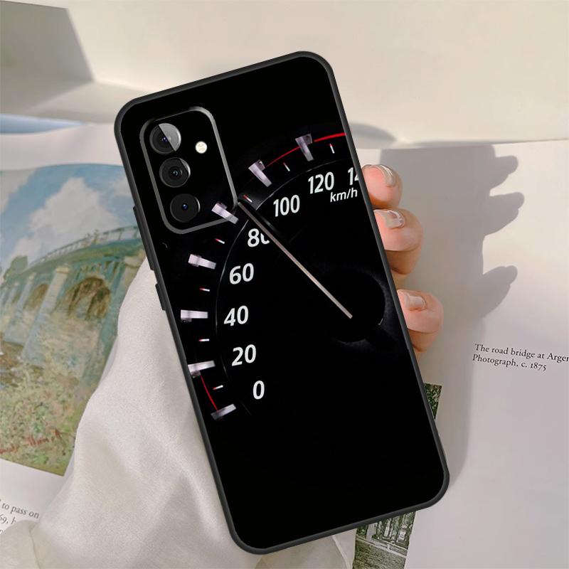 Cool Retro Speedometer Case For Samsung Galaxy A16 A26 A56 A36 A06 A52 A53 A33 A13 A34 A54 A14 A15 A35 A55 A22 A32