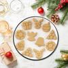 Charming Christmas Baking Accessories Christmas Cookie Stamps Christmas Cookie Cutter Set with 3d Mini for Baking for Holiday