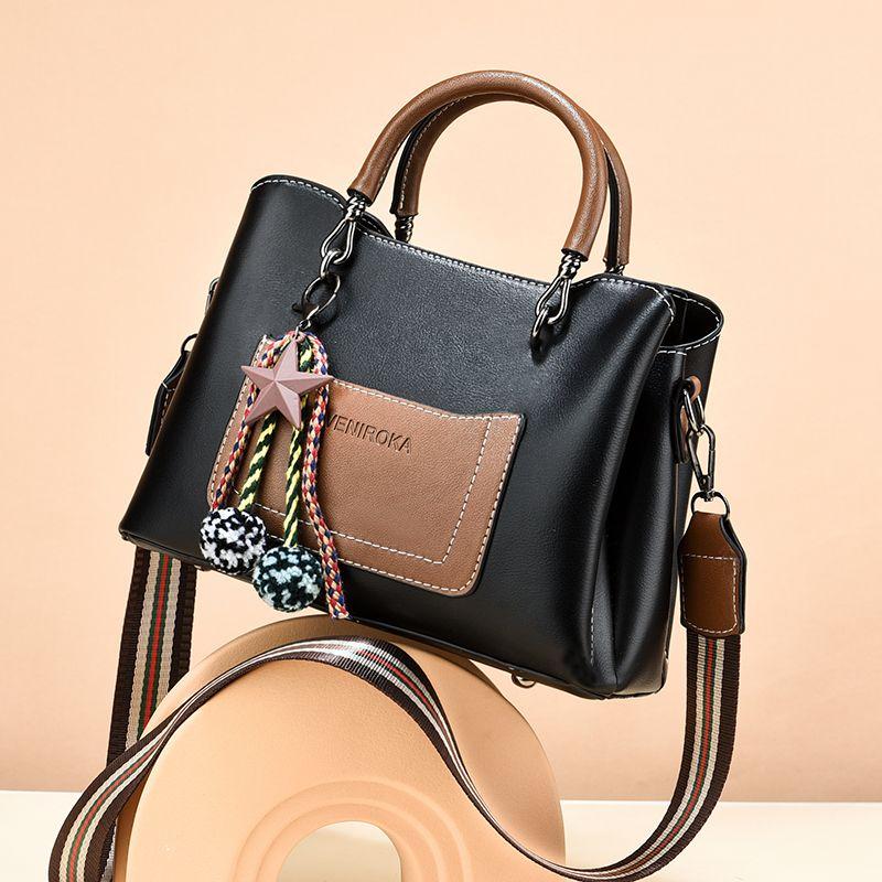 Modische, vielseitige Damentasche zum Einkaufen und Arbeiten, Handtasche, einfache, große Kapazität, Umhängetasche mit Temperament, hochwertige Umhängetasche