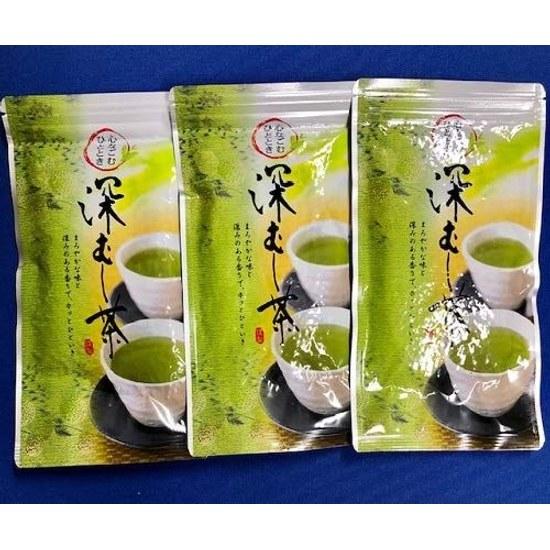 Shizuoka Prefecture Kakegawa Deep Steamed Tea 100g 648 Yen 3 Bags Set Ichigen