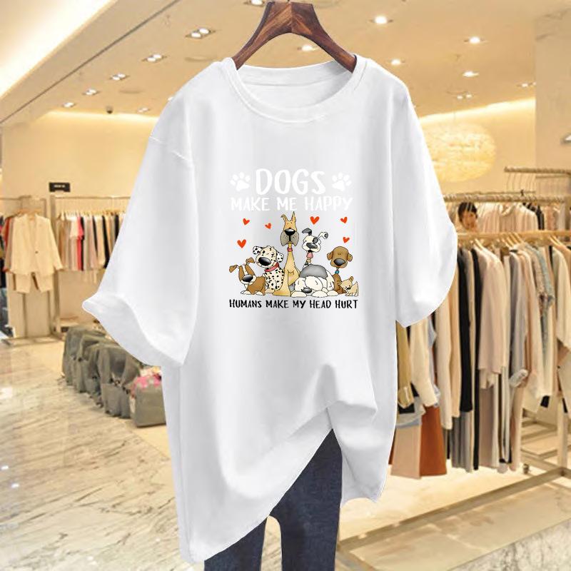 

2025 Crew Neck Short Sleeve Women s 2025 New Supply Loose T-Shirt Women s Clothing S