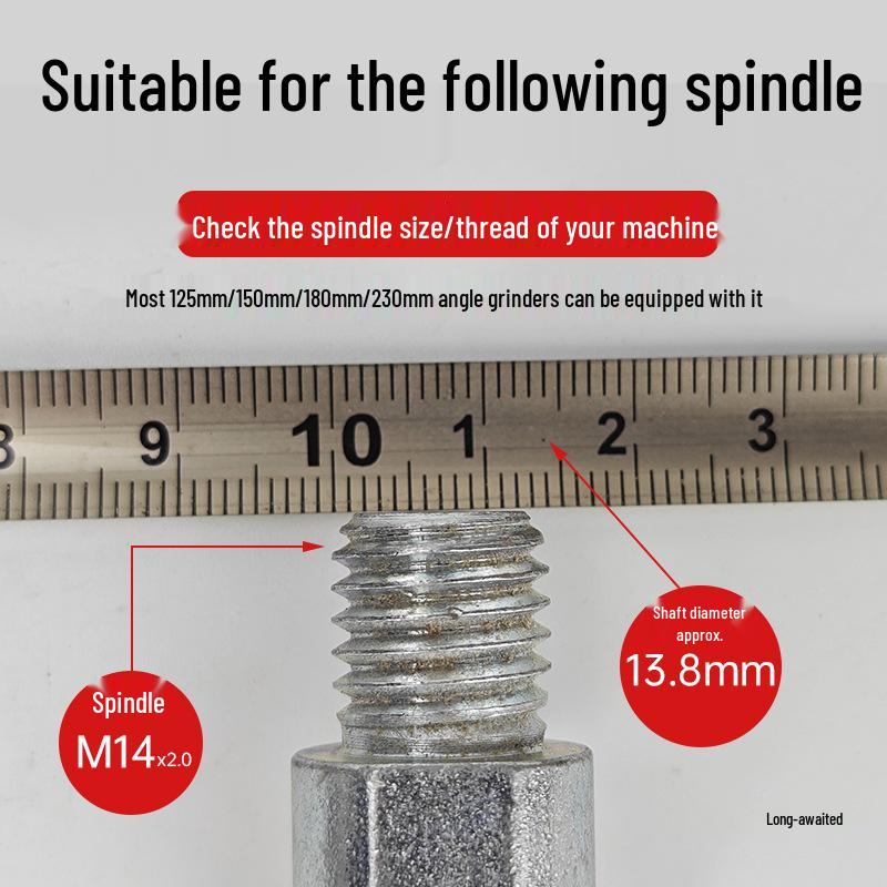 Universal 125mm Angle Grinder Pressure Plate and Screw Clamp for 150mm Cutting Disc