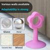 Silicone Door Stopper with Handle, Punch-Free Install, Anti-Collision, Silent Buffer, Protective Door Closer Cover