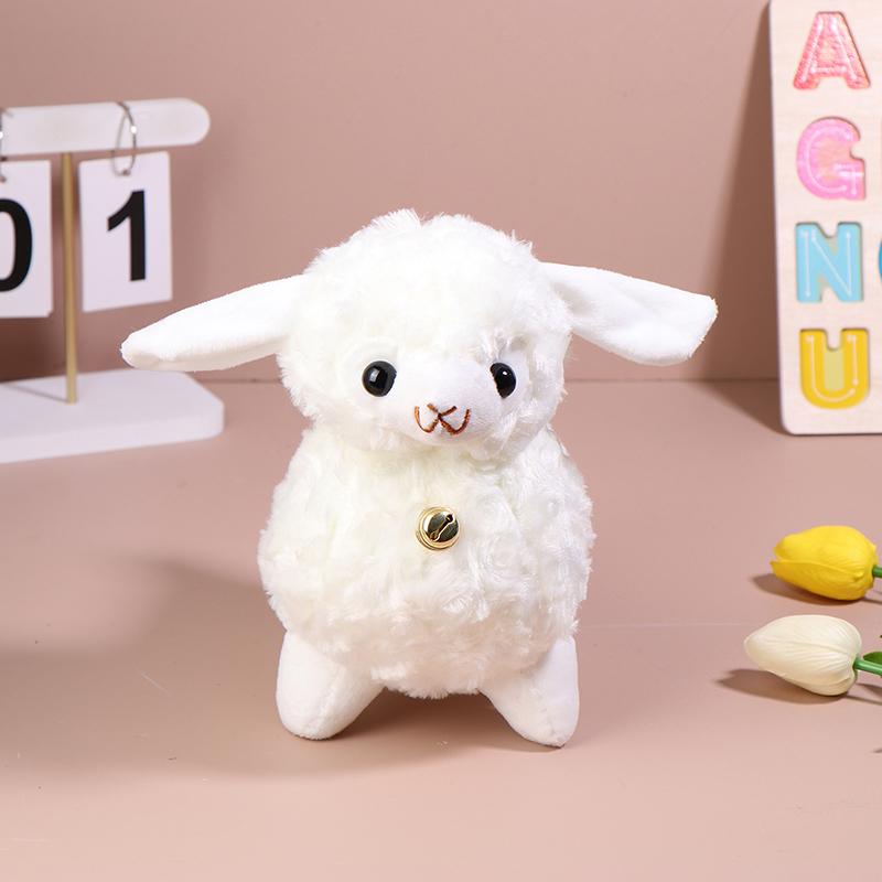 1Pc Standing Animal Sheep Plush Stuffed Toy Animals Dolls Fashion Cartoon Plush Animal Toys Bells Sheep