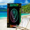 Jager-meister Bevanda Spiritosa Asciugatura Rapida Microfibra Telo da Spiaggia Super Morbido e Assorbente per Bagno, Spiaggia, Viaggio Accessorio per l'Ora del Bagno, Regali per Fan