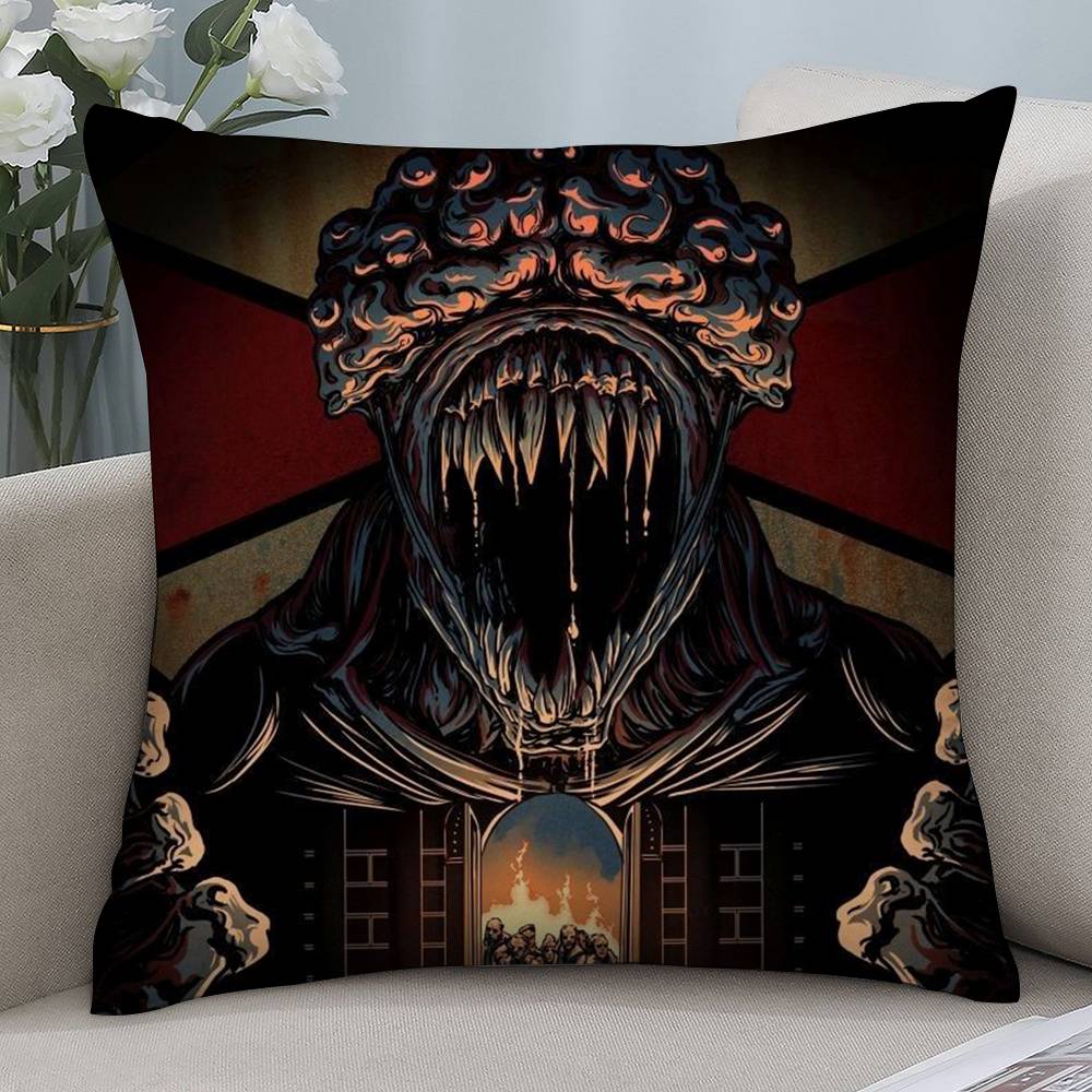 

Horro R-Resident E-Evil Наволочка Короткий плюш Двусторонняя печать Квадратные наволочки для диванных подушек Домашний декор для подушек 12x12Inch