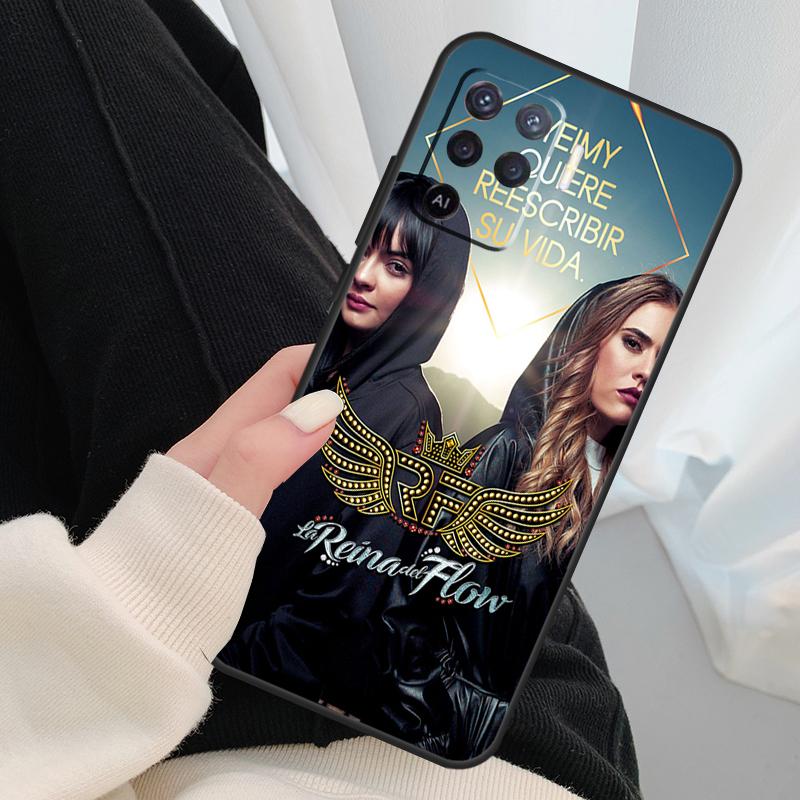 The Queen of Flow Case For Oppo A96 A76 A16 A60 A98 A58 A78 A18 A38 A80 A40 A77 A57 A17 A74 A54 A94 A15 A5 Pro