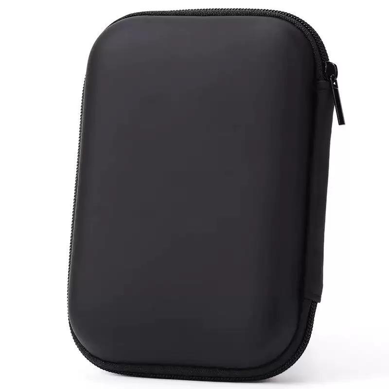 

EVA 2.5 Hard Drive Case Storage Organizer Bag Multi-Purpose Universal Carry Pouch, Shockproof Travel Case for HDD SSD Hard Disk чорний