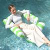 Inflatable Water Hammock Swimming Pool Floating Bed Foldable Summer Lounger Chair for Adult Beach Vacation Party