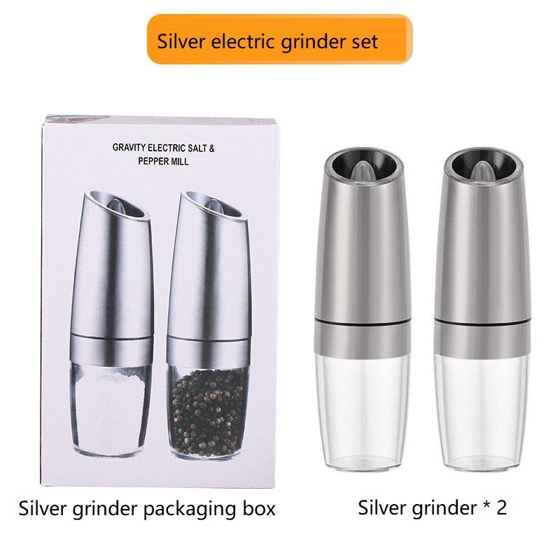 Electric Fully Automatic Grinder Spice Salt Grinder Automatic Gravity Induction Pepper Mixer Research Mill Kitchen Grinding Tool