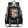 One Piece Luffy Anime Print Student Backpack Casual Daypack for Boys Girls School Bag Lightweight Travel Rucksack
