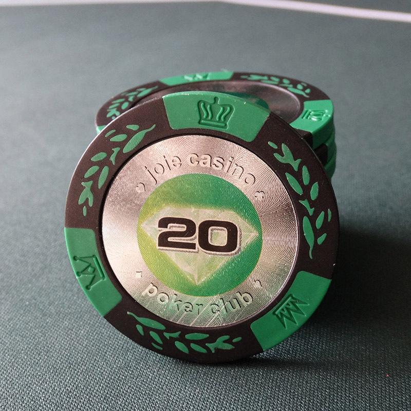 10 ks 39mm žetonů Texas Hold'Em, hliněné žetony s motivem klasu pšenice, Texas Hold'Em kreativní šachy a karetní herna, pokerová hala, pokerová mince, stolní hra