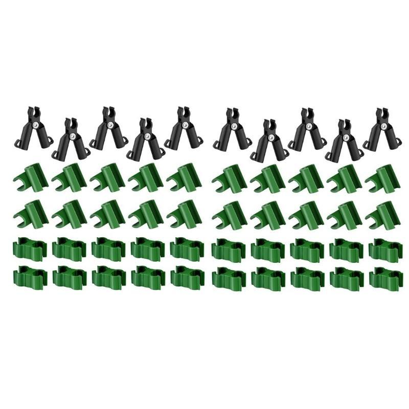 J0MC 50Pcs Adjustable Garden Trellis Plant Connectors Flower Rattan Buckle Clip