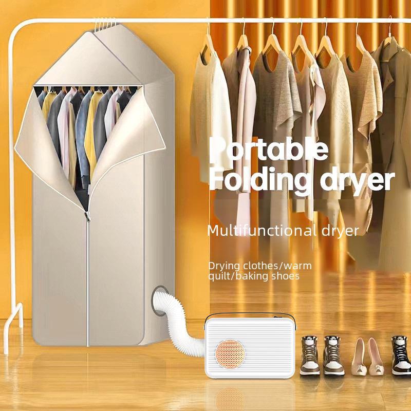 Portable Multifunctional Automatic Dryer for Clothes, Shoes, and Quilts