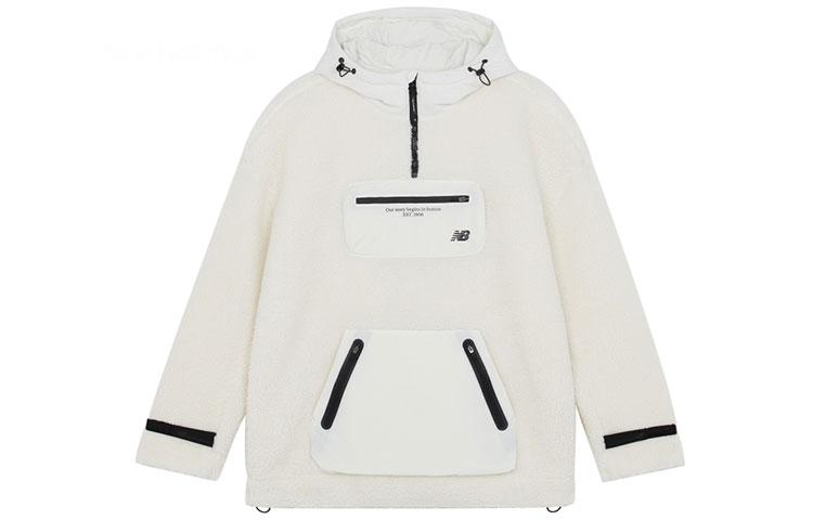 New Balance Sports Life Collection Sweatshirt Unisex Ivory White Couple s 5CB42143-IV M