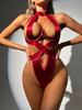 Sexy Adult Lace Women Spandex None Solid Babydolls Chemises Lingerie Ultra Sexy Lingeries For Woman Set
