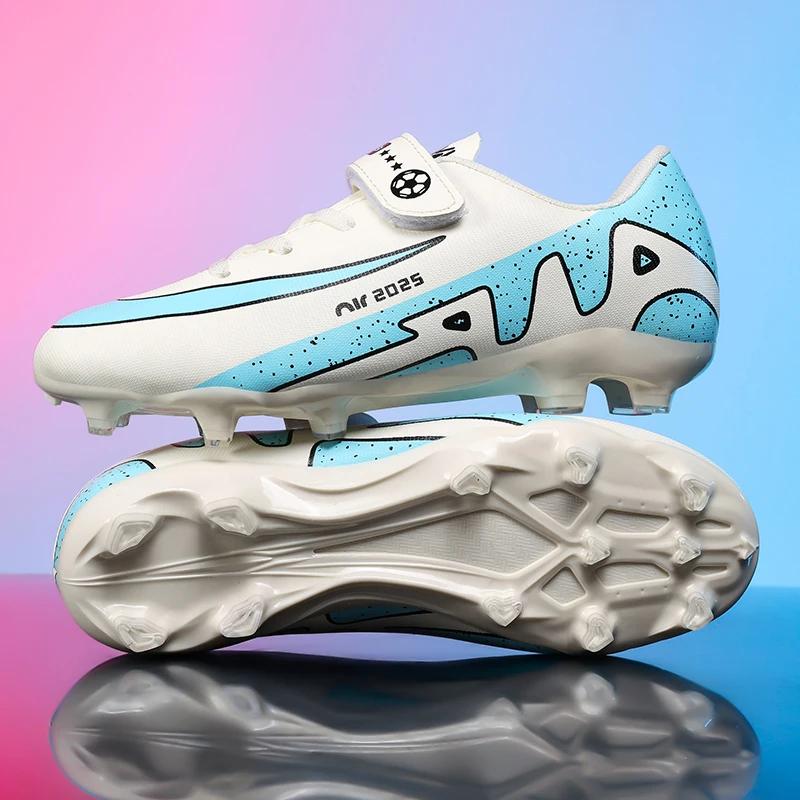 New Children Football Shoes Society Non Slip Cleats Soccer Shoes TF/FG Kids Indoor Professional Football Field Boot Fast Sneaker