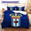 Set Copripiumino Trapuntato Real Oviedo Federa Decorazione per la Casa Regalo di Compleanno (1 * copripiumino + 2 * federa, senza nucleo)