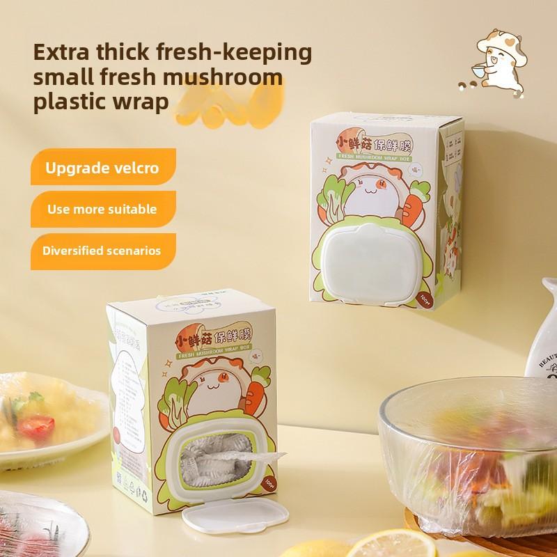 Disposable Cling Film Cover, Household Wall-mounted Pull-out Fresh-keeping Bag, Kitchen Vegetable Leftovers, Fruit Fresh-keeping Cover