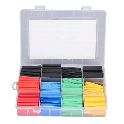 530PCS sada tepelně smrštitelných hadiček více velikostí Sortiment elektroizolačních objímek