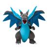 23cm Mega XY Charizard Evolution Plush Doll - Yellow & Blue