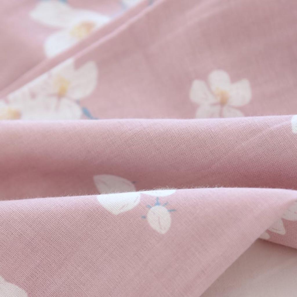 Floral Front Washable Summer Kimono [SISOFTLY] Women's Jinbei, Pattern, 100% Cotton, 2-Piece Set, 3/4 Sleeves, Opening, Samue, Cute, Yukata, Women's,