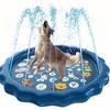 Robuust Buiten Huisdieren Badkuip met Spuitfunctie - Antislip Hond Water Speelmat voor Zomerpret en Huisdieren Baden
