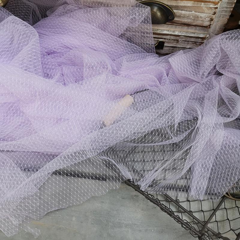 

Нейлоновая жаккардовая мягкая сетчатая ткань - Многоцветная легкая сетка для женской одежды