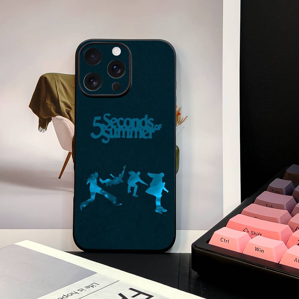Seconds-of-Summers-5SOS Phone Case For IPhone 16 15 14 13 12 11 PRO MAX PLUS Mini TPU Soft To Skin-friendly Cover