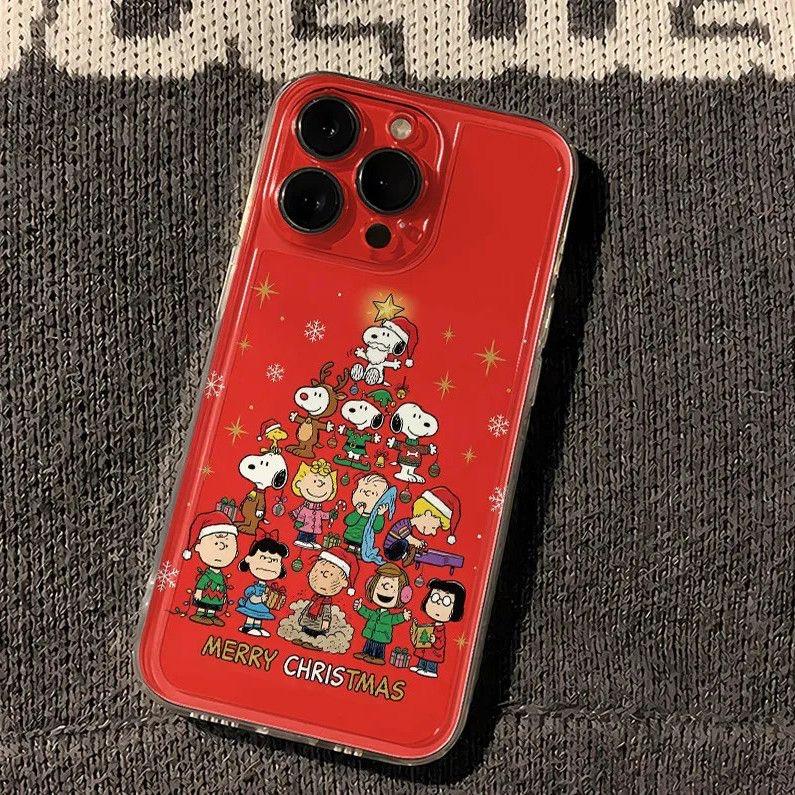 

3D comic Cartoon Cute Snoopy grid Phone Case For iPhone 13 12 11 14 15 16 17 Pro Max Plus Lovely Snoopy Charlie Brown TPU Cover iPhone 11Pro