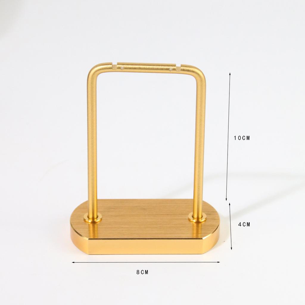 Metal Holder Finger Jewelry Earring T Bar Shelf Hanging Display Stand Ear Studs Storage Organizer Hole Rack