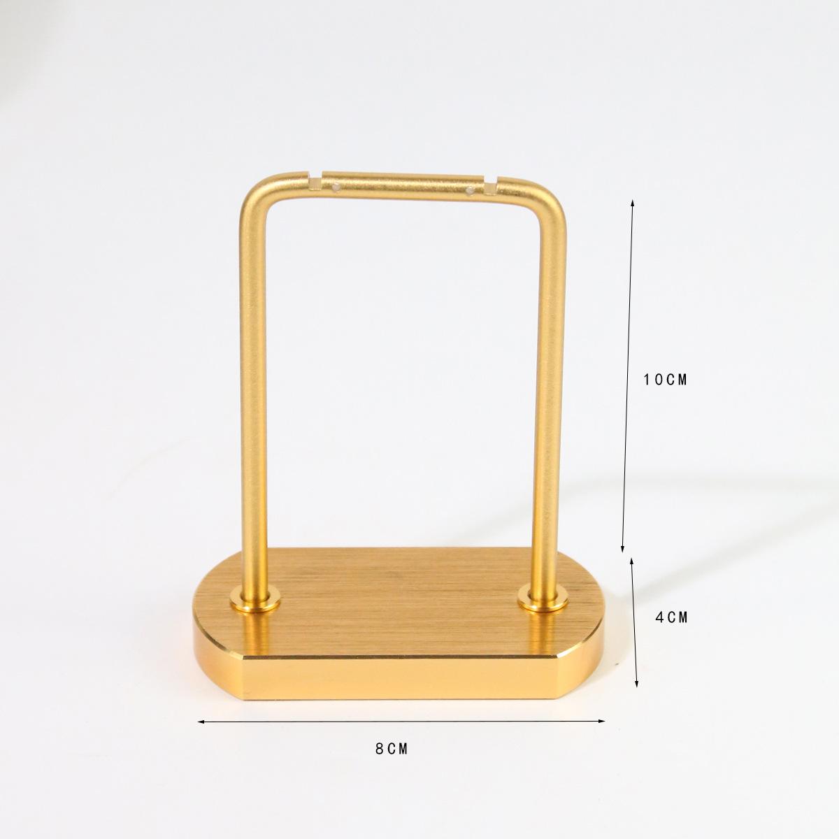 

Металлический держатель для украшений на палец, сережек, Т-образная полка, подвесная стойка для хранения сережек-гвоздиков, органайзер с отверстиями