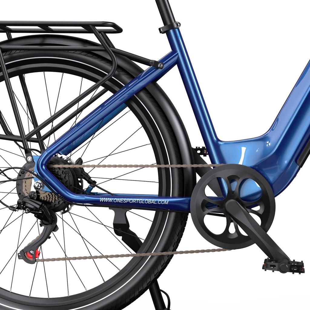 Electric Bike ONESPORT 27.5" 250W Motor 36V 18.2AH Max Range 120Km Load 100Kg OT05