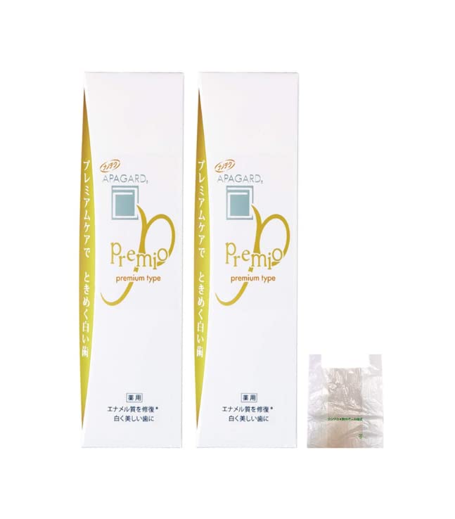 

APAGARD Premio 50g Whitening Cavity Prevention Toothpaste Premium Type x 2 Original Plastic Bags [Bulk Purchase] (Quasi-drug)