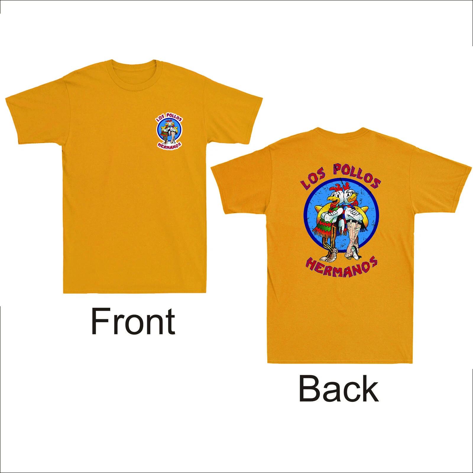 Los Pollos Hermanos Breaking Bad Heisenberg Walter Comedy Vintage Men s T Shirt 2XL