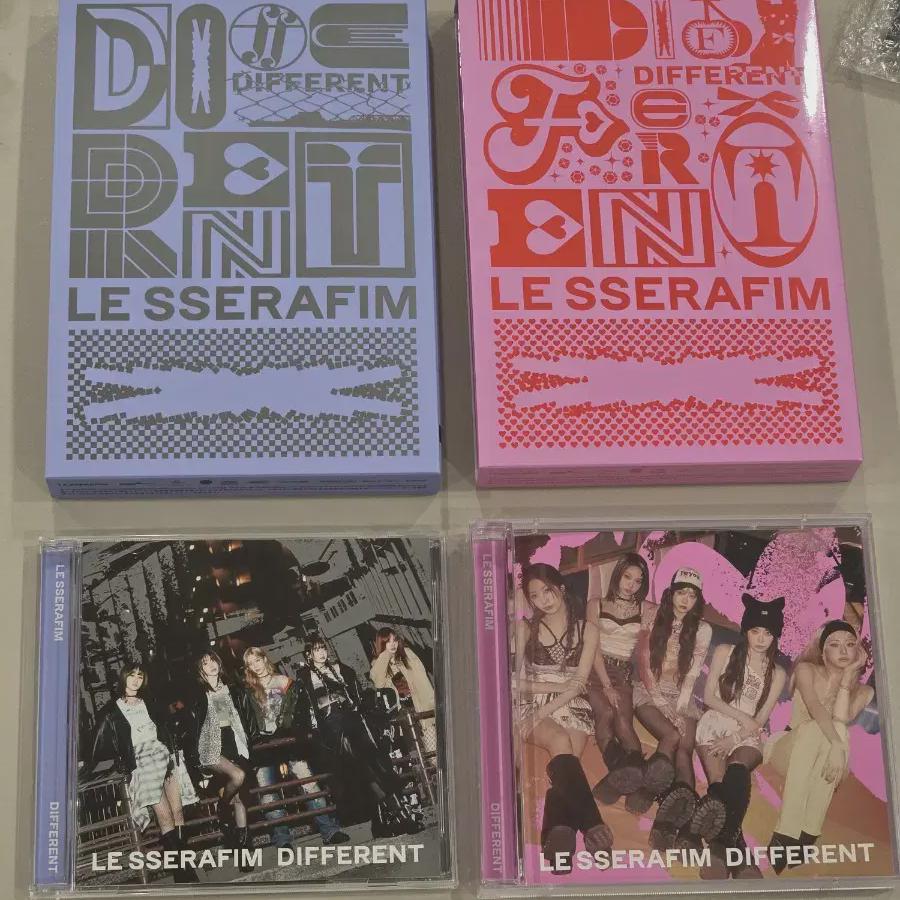 

Распечатанный альбом Le Sserafim Different Japan Разный Разный Фронт