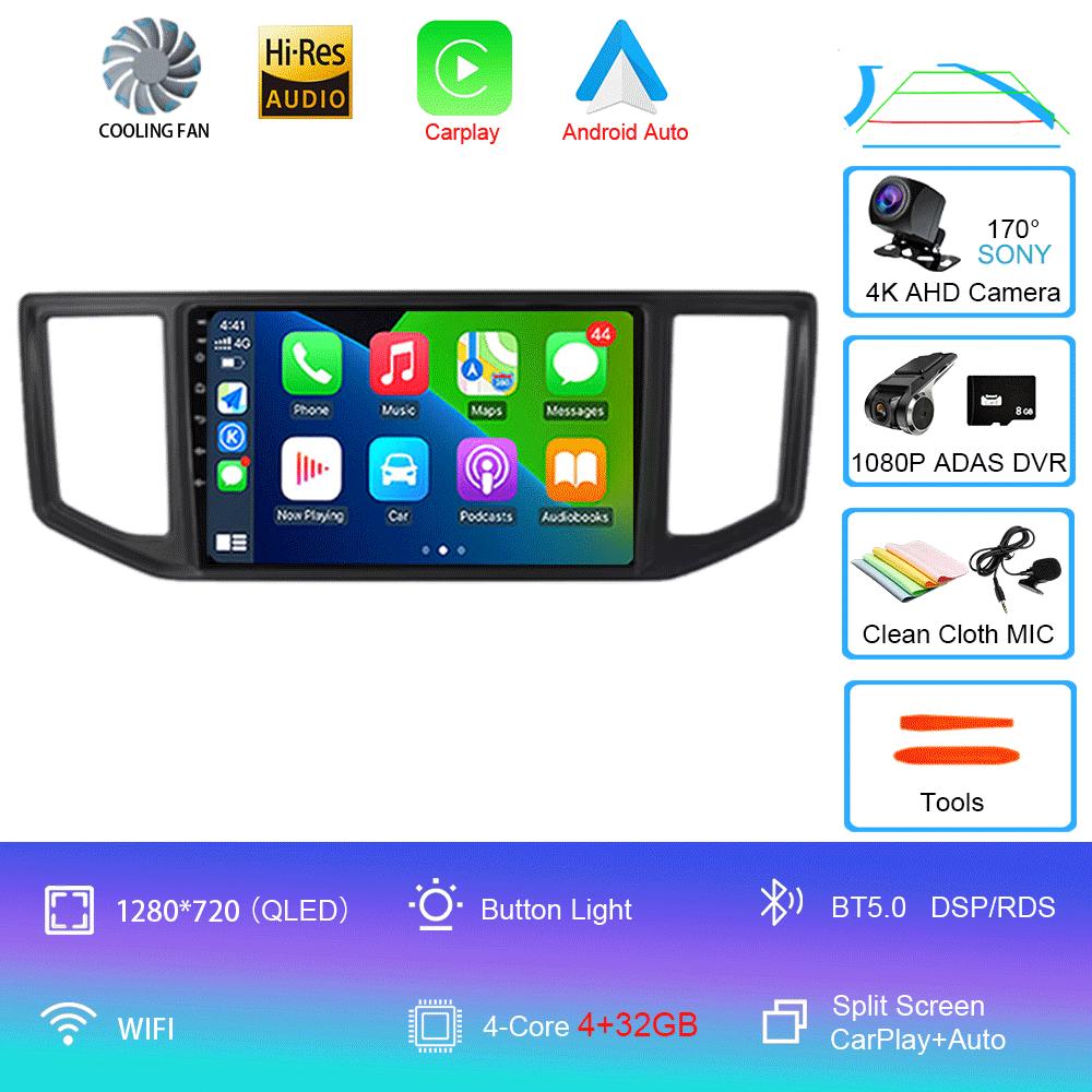 Android 14 Video Player For VW Crafter Man Tge 2017 2018 2019 2020 Car Radio Multimedia Navigation Wireless Carplay QLED Screen