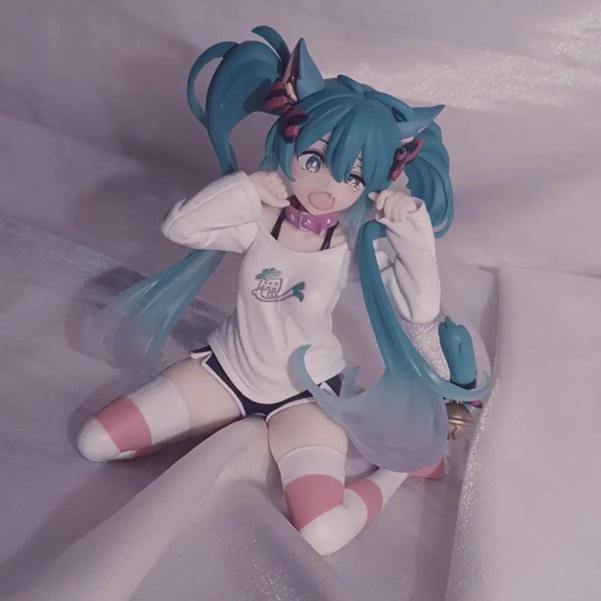 

Vocaloid Hatsune Miku Neko Desktop Милая Классическая Красивая Фигурка Девушки