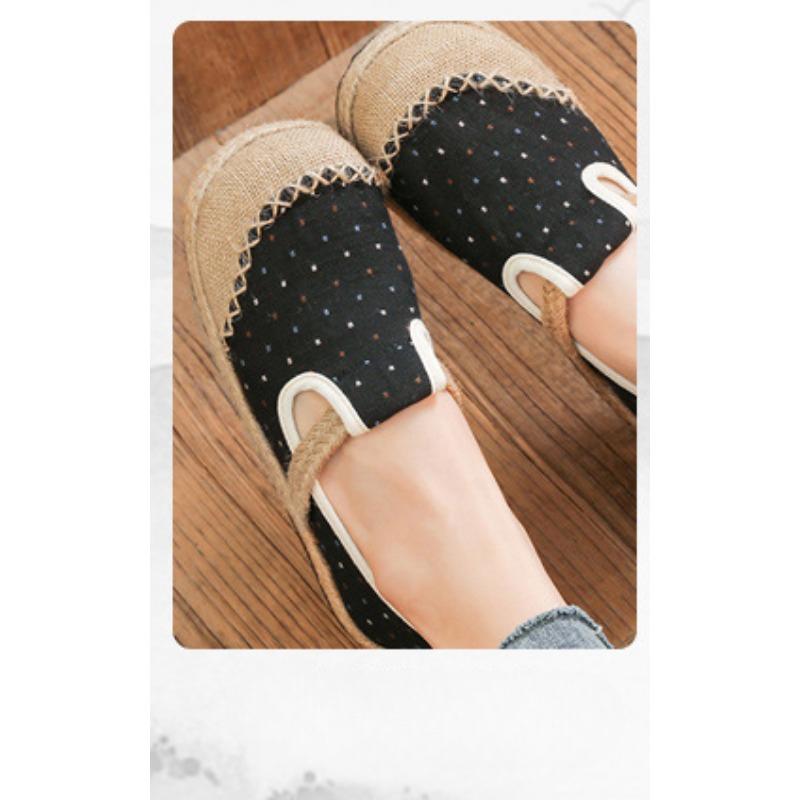 Bestickte Stoffschuhe für Damen Einzelne Schuhe