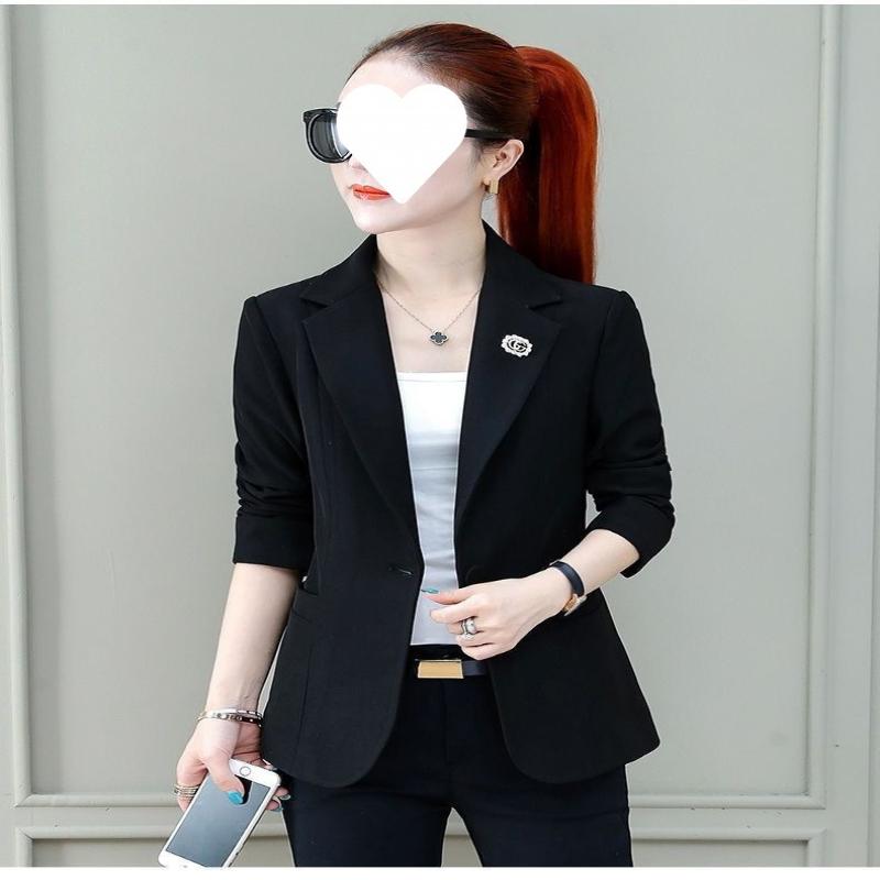 Short small blazer womens spring new thin foreign style fashion suit jacket