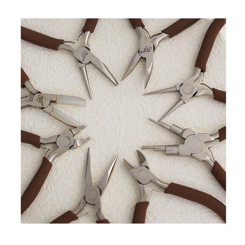 DIY Multifunctional Jewelry Pliers: Pointed Nose, Six-Section Wire Wrap, Double Round, Bead Pressing Pliers