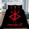 Duvet Cover Anime Berserk Pillowcase Bedding Set Adult Boy Girl Bedroom Decoration Boys Gift Single Double Large Size