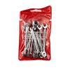Precision Craftsmanship 10pcs Combination Spanner Set with Metric/SAE Wrenches