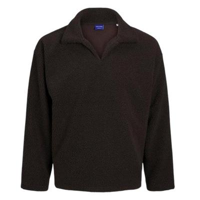 Jack And Jones Mens Teddy Fleece Long-Sleeved Sweatshirt