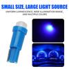 10/50pcs T5 LED W3W Car Wedge Dashboard Light Gauge Instrument Lamp Indicator Reading Light White Blue Green Yellow 12V