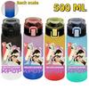 KPop Demon Hunters Sports Water Bottle Portable Leak Proof Plastic Cup Level Line Outdoor Fitness 500ML with for Kid Friendly Entertaining Fun Play