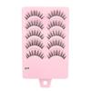 5 Pairs Flared Manga Lashes Wispy Faux Mink Lashes Hot Wet Eyelash  Eye Makeup